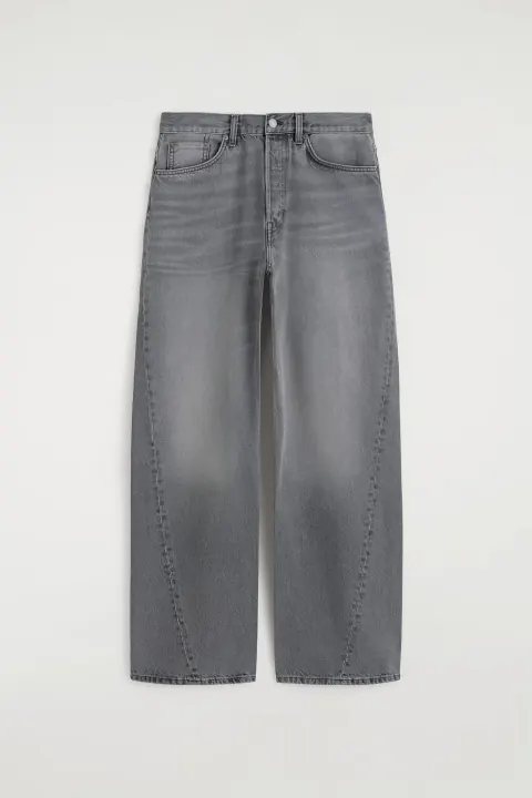 Graue Jeans